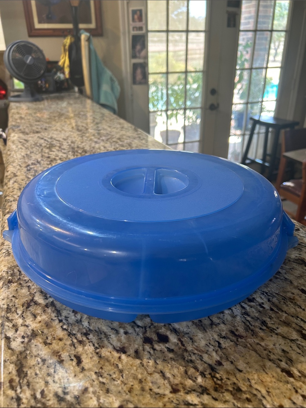 PIONEER Blue Storage Container and Cover with multiple compartments &  Handle